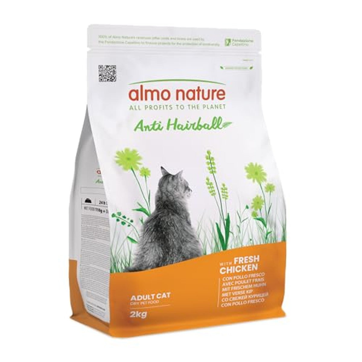 Almo Nature Anti-hairball Droogvoer Kat Kip 2 kg - 6-pack