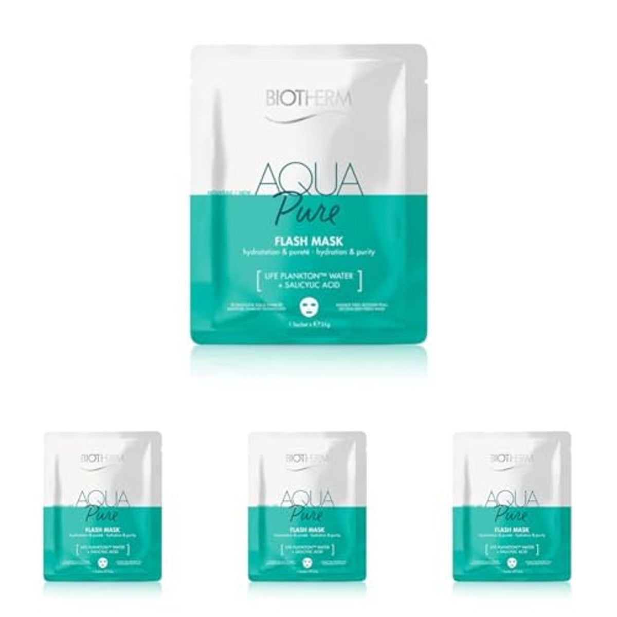 Biotherm Aqua Super Mask Pure Doekmasker 31 g - 3-pack