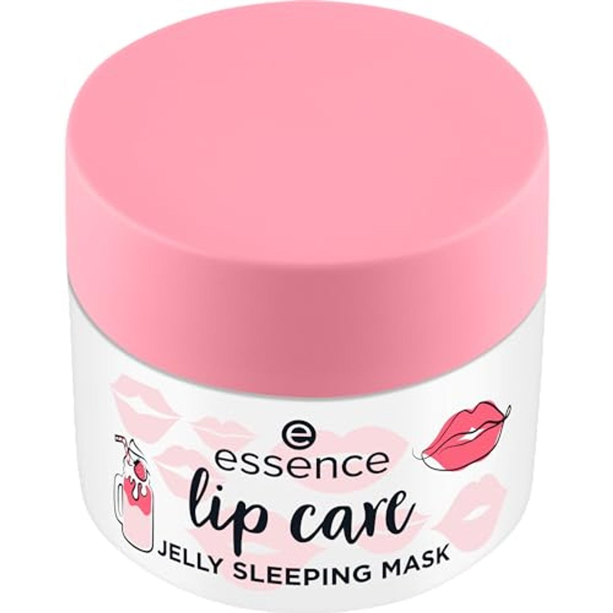 Essence Lip Care JELLY SLEEPING Mask, Lippenmasker, Nr. 02, rood, hydraterend, regenererend, veganistisch, zonder conserveringsmiddelen, zonder parabenen, zonder microplasticdeeltjes, per stuk verpakt – Essence Cosmetics