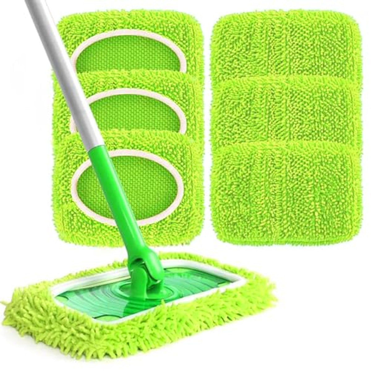 Carehabi 6 stuks doeken voor Swiffer Sweeper 25,4 x 11,5 cm – Carehabi