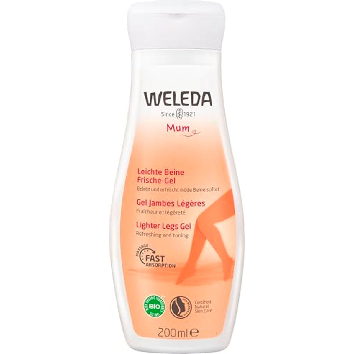 Weleda Bio Mama Lichte Benen Frisse Gel 200 ml - 3-pack