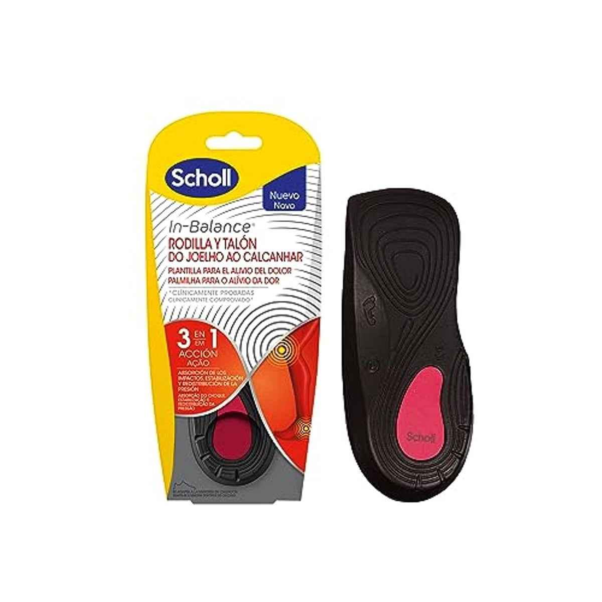 Dr. Scholl's In-Balance Knie/Hak Inlegzolen T/L - 2 stuks – Dr. Scholl's