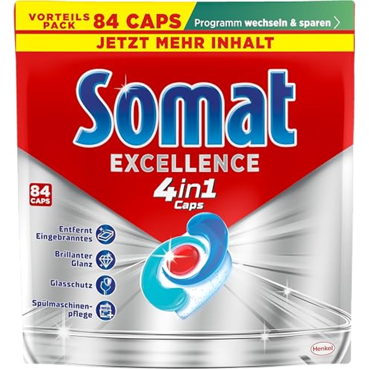 Somat Excellence 4-in-1 Caps 84 Caps – Somat