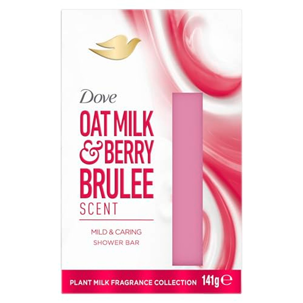 Dove Beauty Bar Oatmilk & Berry Brulee vaste douchegel 3 x 141 g - Voordeelverpakking
