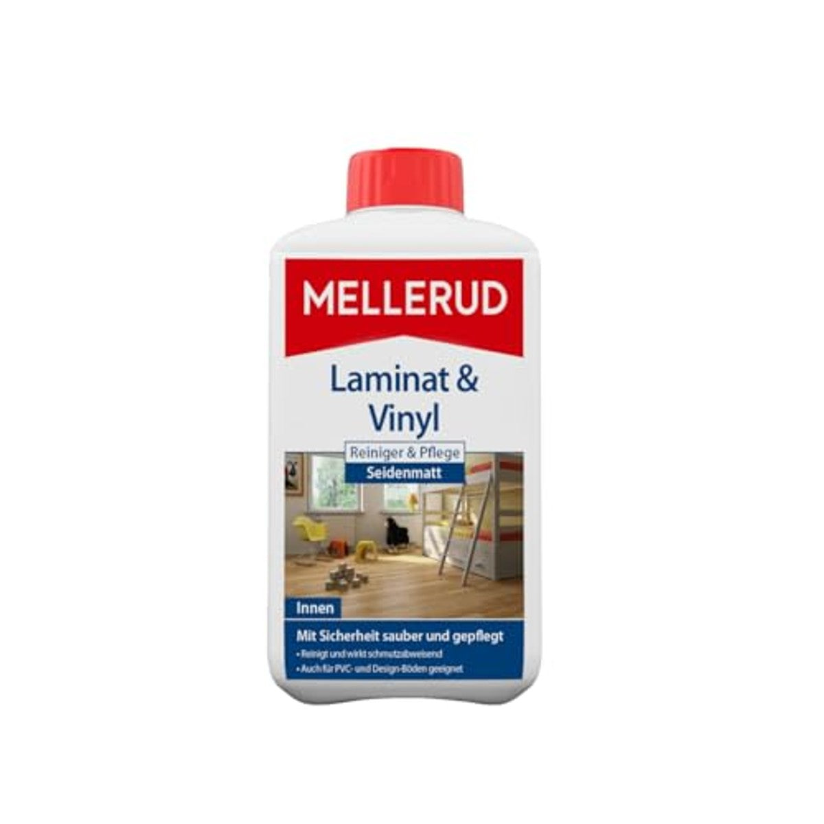 Mellerud Laminaat- & vinylreiniger & verzorging zijdemat 6 x 1 l - Voordeelverpakking