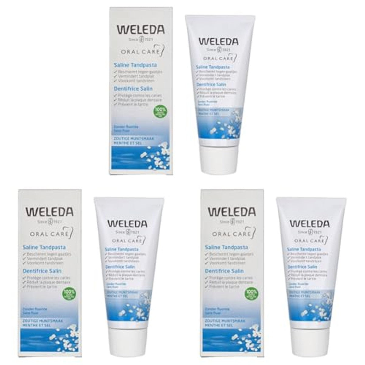 Weleda Bio Sole Tandpasta 3 x 75 ml - 3-pack