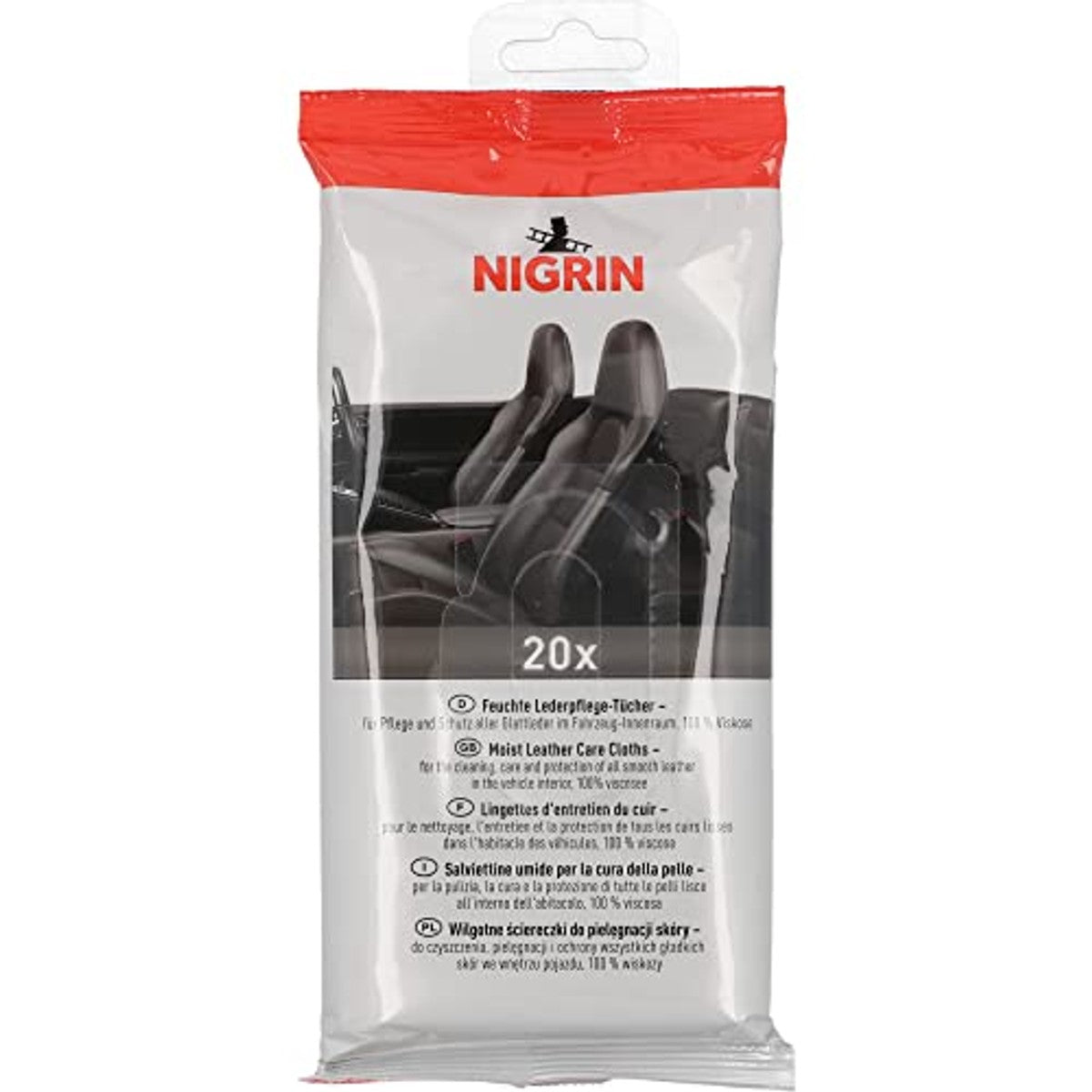 NIGRIN Leerverzorgingsdoekjes 20 stuks – NIGRIN