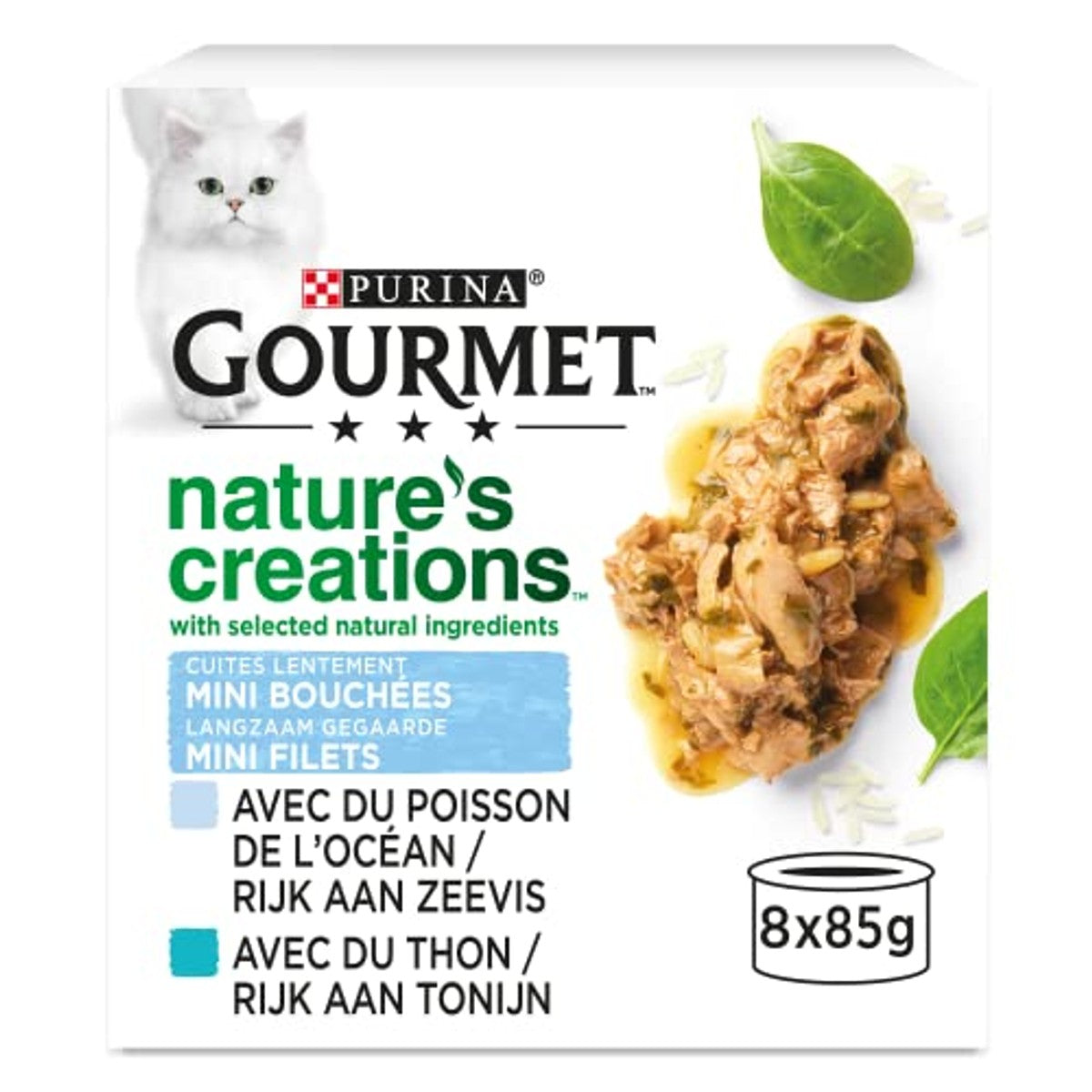 Gourmet Nature's Creations natvoer kattenvoer Ocean Fish 8 x 85 g - 3-pack – foto 2