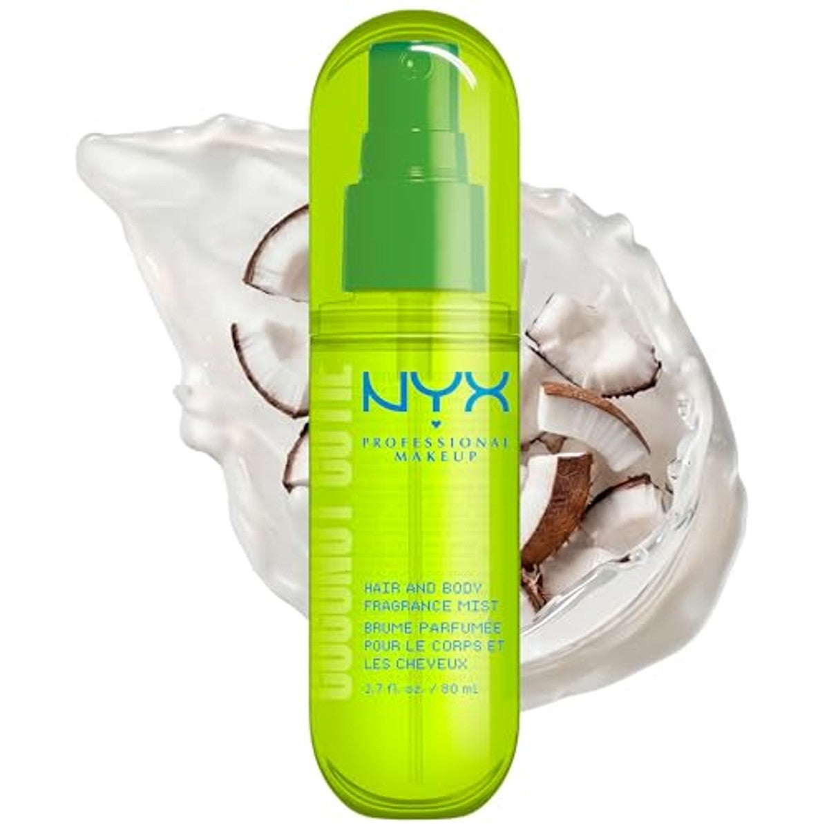 NYX PROFESSIONAL MAKEUP Fat Oil Coconut Cutie 80 ml - 6 stuks