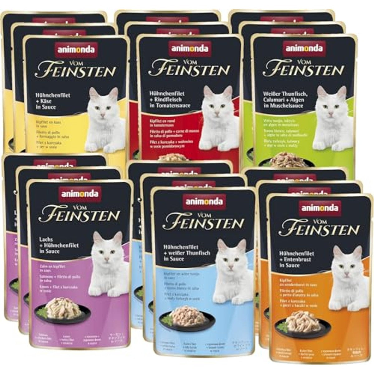 animonda Vom Feinsten natvoer filets in saus 18 x 50 g - 6-pack