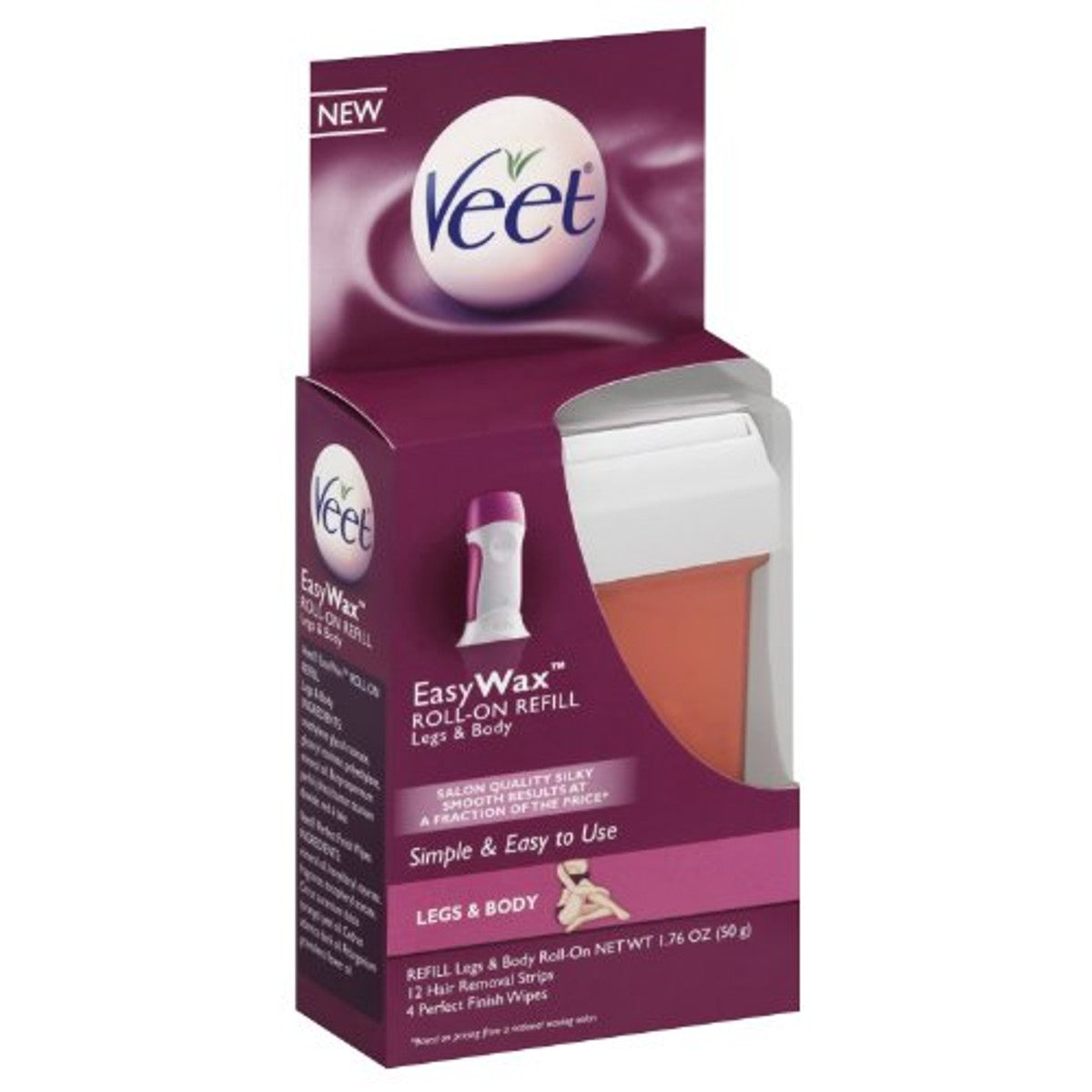 Veet Easy Wax Roll On Refill Legs & Body 50 ml – Veet