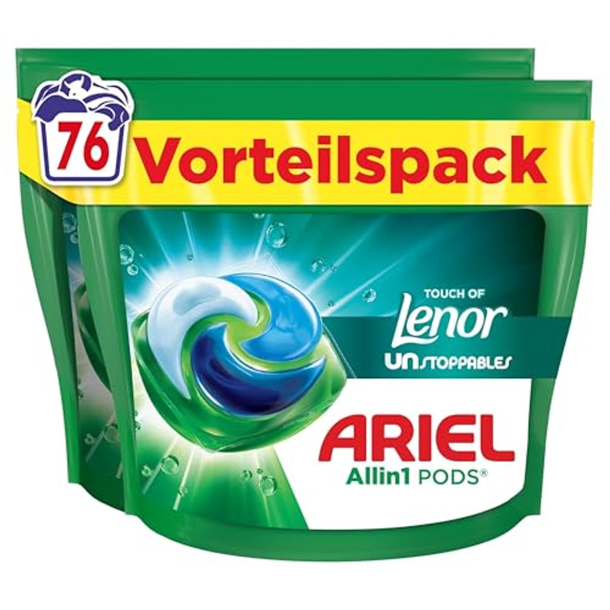Ariel All-in-1 Pods Touch of Lenor Unstoppables 76 wascapsules – Ariel