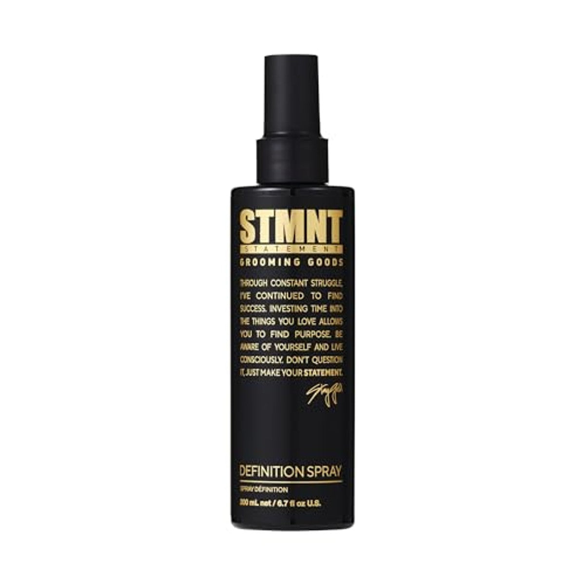 STMNT STATEMENT GROOMING GOODS Definition spray 200 ml, sterke textuur en definitie, halfmatte afwerking, droogt niet uit, grip en volume – STMNT STATEMENT GROOMING GOODS