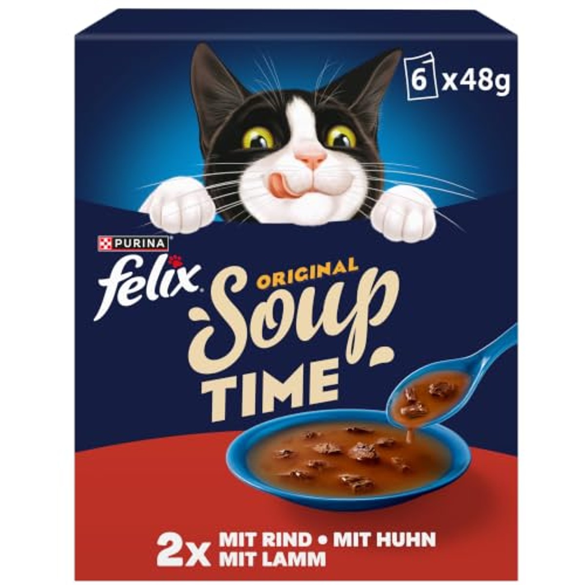 Felix Soup Time Original kattensoep 6 portiezakjes – Felix