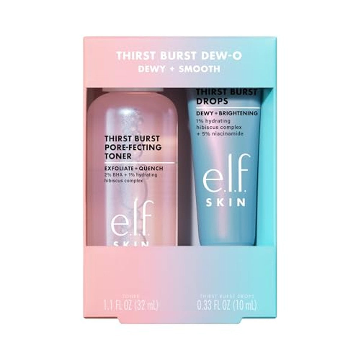 e.l.f. Skin Thirst Burst Dew-O Huidverzorgingsset - 6 stuks