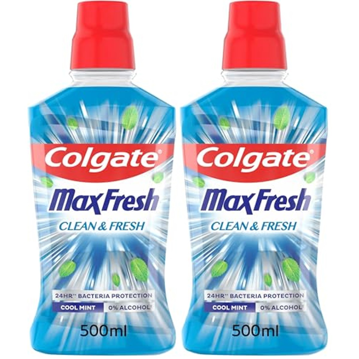 Colgate Max Fresh Clean & Fresh Mondwater 2 x 500ml – Colgate