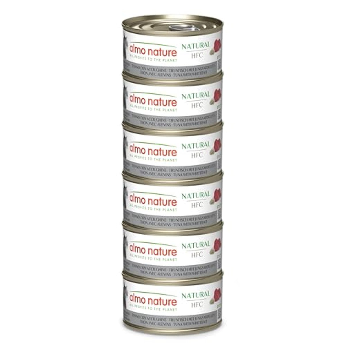 Almo Nature HFC Natural Kattenvoer Tonijn & Jongensardvis 6 x 70 g - 6-pack