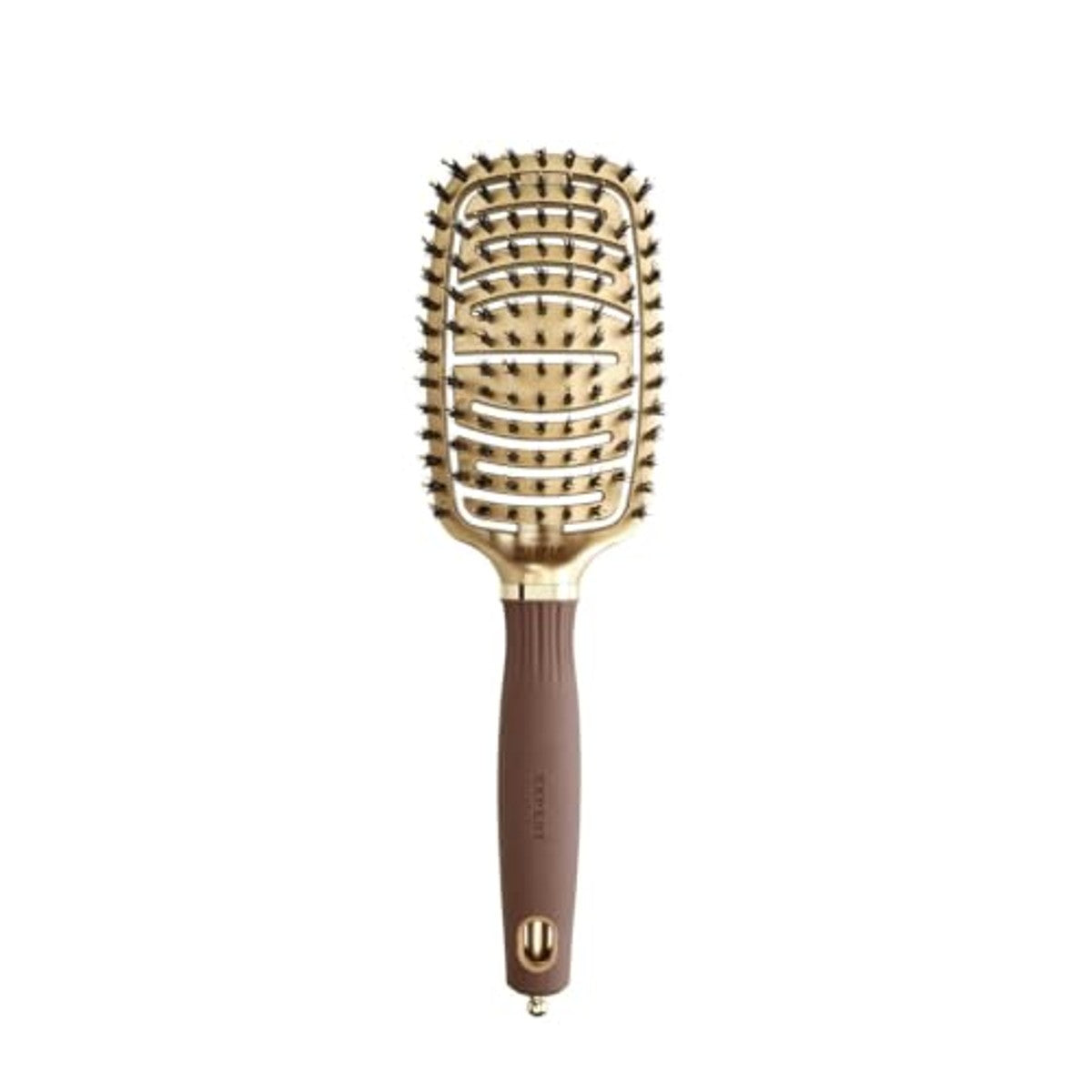 Olivia Garden Expert Care Flex Borstel, Wildzwijnhaar en Nylon, Goud & Bruin - 6-pack