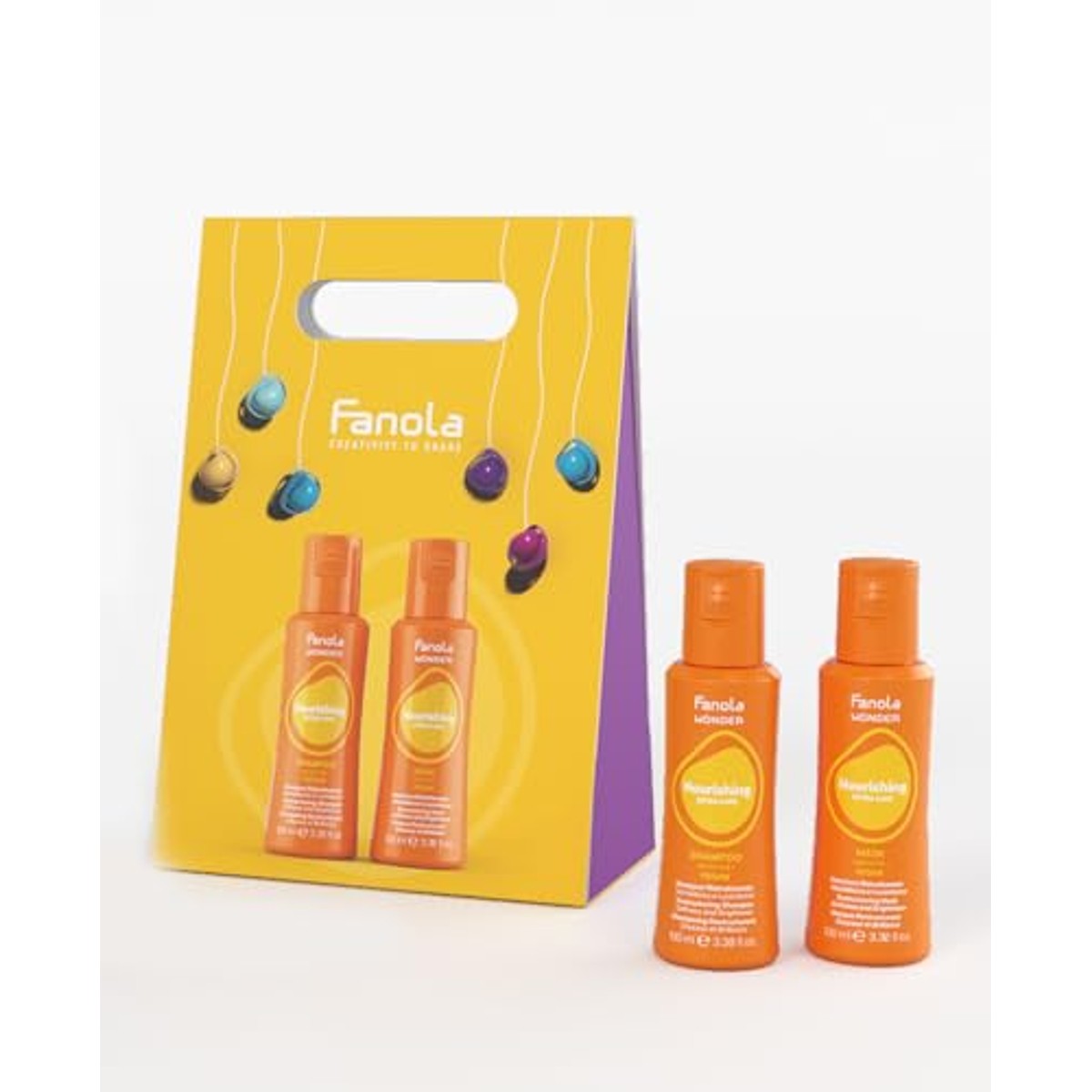 Fanola Wonder Nourishing Christmas Box Shampoo en Masker 100 ml - 6-pack