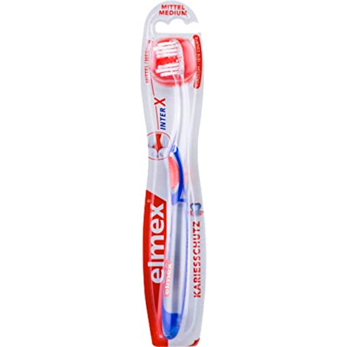 ELMEX Cariësbescherming InterX medium tandenborstel, 1 stuk – ELMEX
