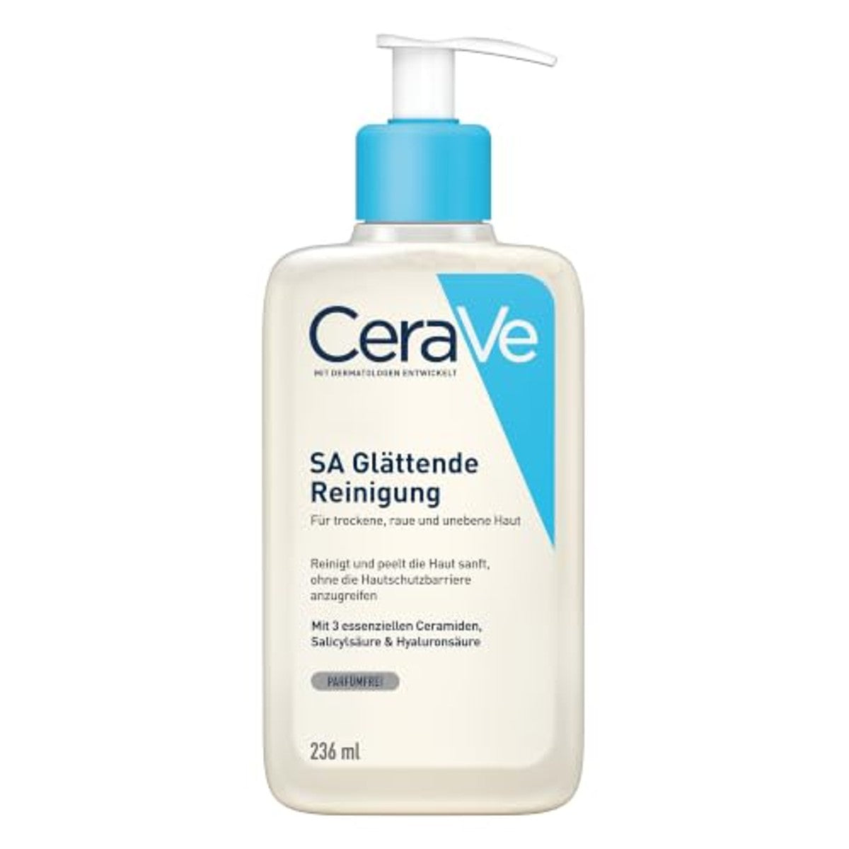 CeraVe SA Gladmakende Reiniging voor Droge, Ruwe en Oneffen Huid 236 ml - 3-pack