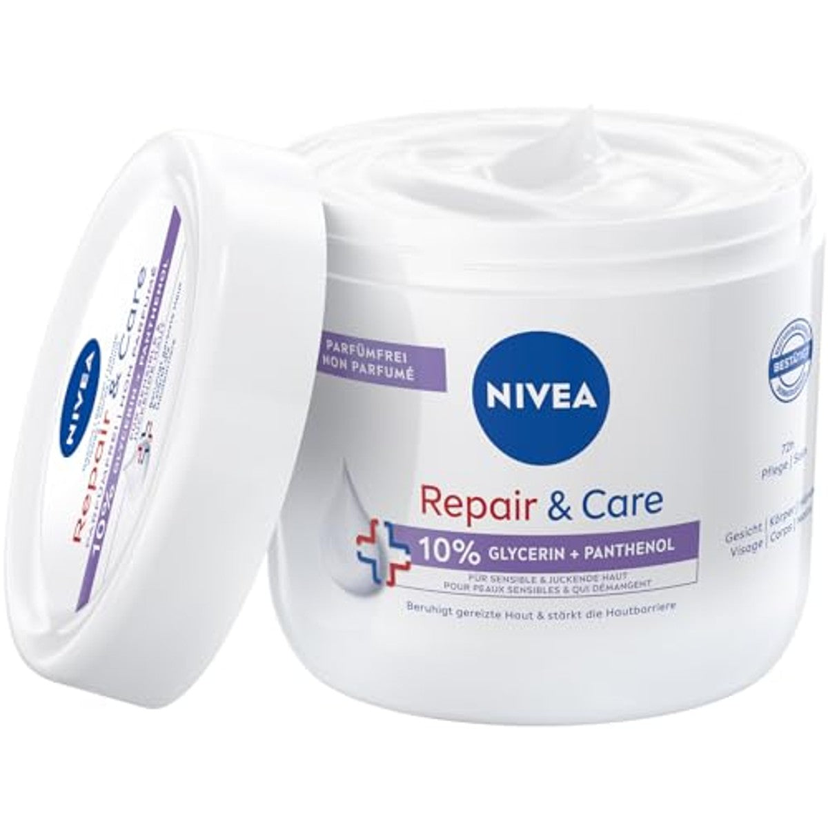 Nivea Repair & Care Parfumvrije crème 400 ml – Beiersdorf