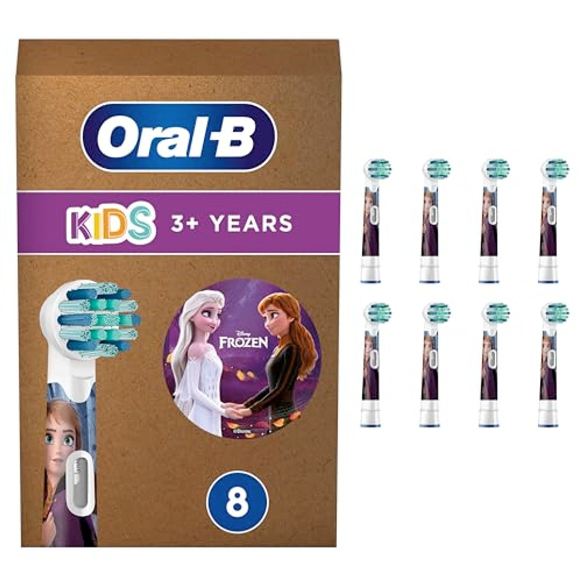 Oral-B Kids Frozen opzetborstels 8 stuks – Oral-B