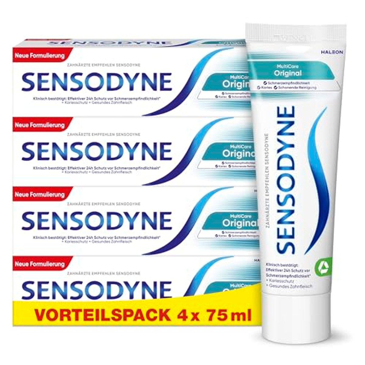 Sensodyne MultiCare Original Tandpasta 4 x 75 ml – Sensodyne