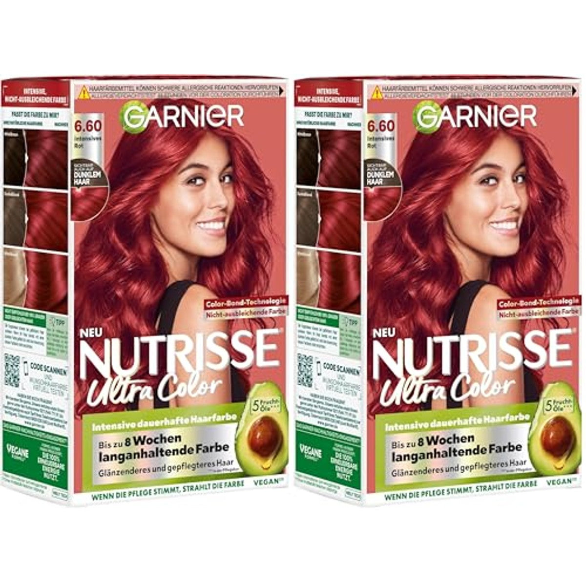 Garnier Nutrisse Intensief Red 6.60 1 stuk (verpakking van 2) – Garnier