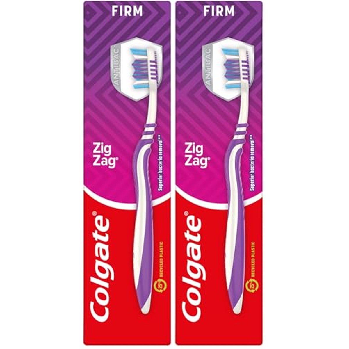 Colgate Zigzag Firm Bristles Handtandenborstel 3 x 1 stuk - Voordeelverpakking