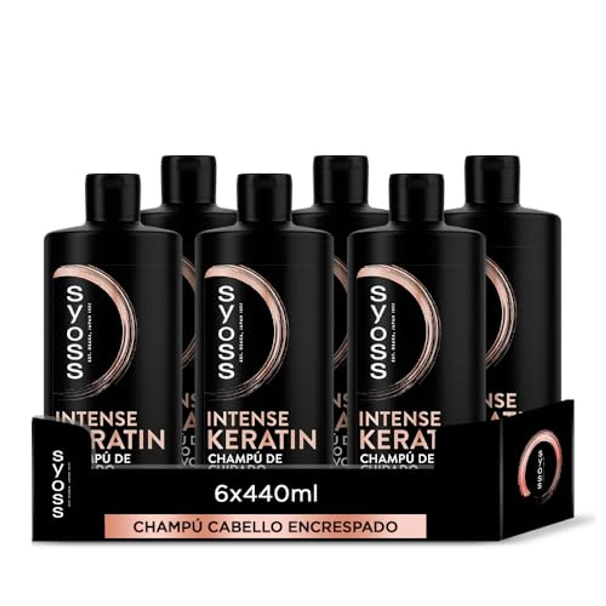 Syoss Keratine shampoo kroes- en droog haar 6 x 440 ml – Syoss