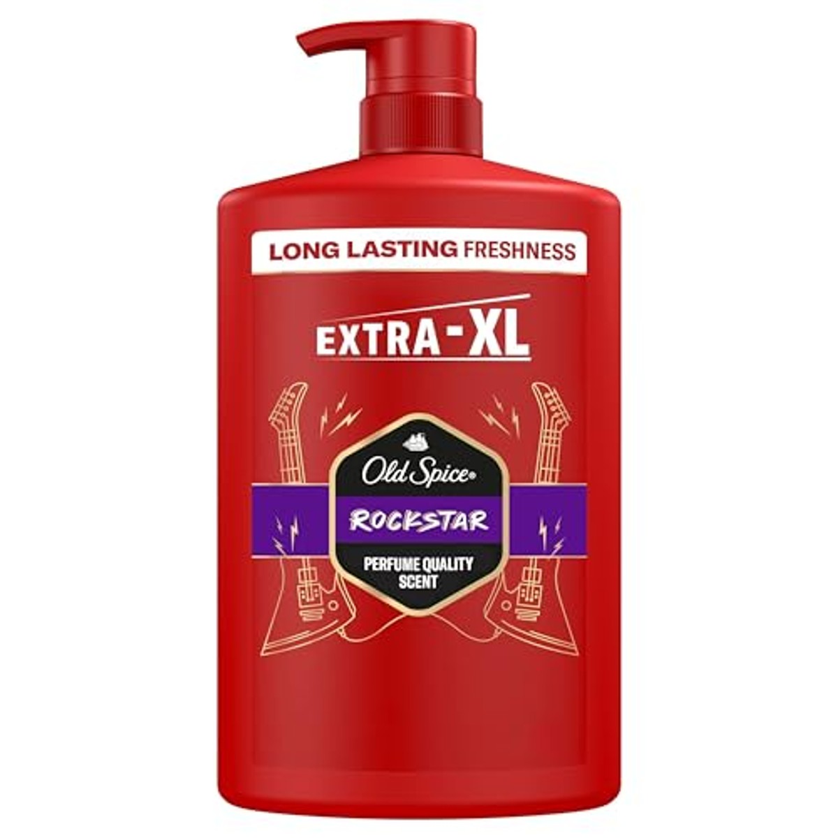Old Spice Rockstar 3-in-1 douchegel 6 x 1000 ml - Voordeelverpakking