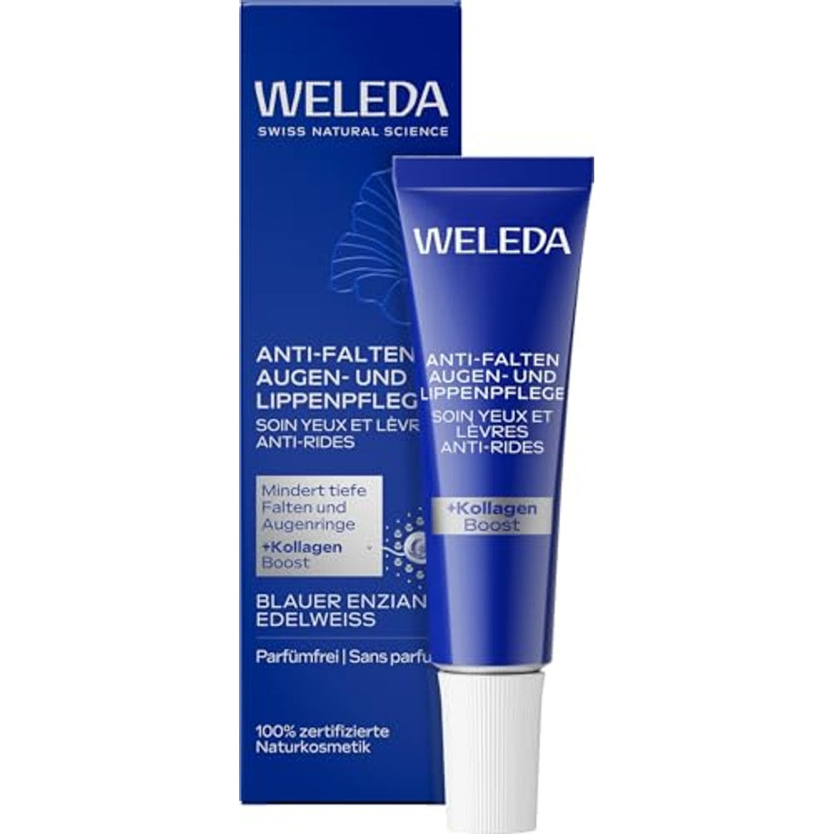 Weleda Anti-rimpel Oog- en Lipverzorging Blauwe Gentiaan 10 ml - 3-pack