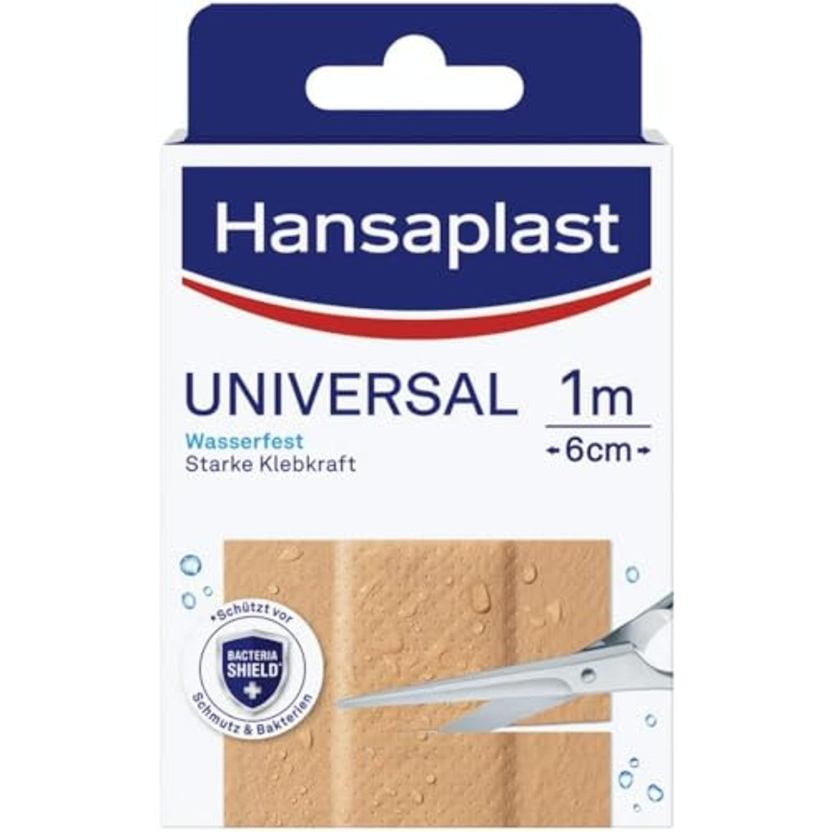 Hansaplast Universele pleister 1 m x 6 cm - 6-pack