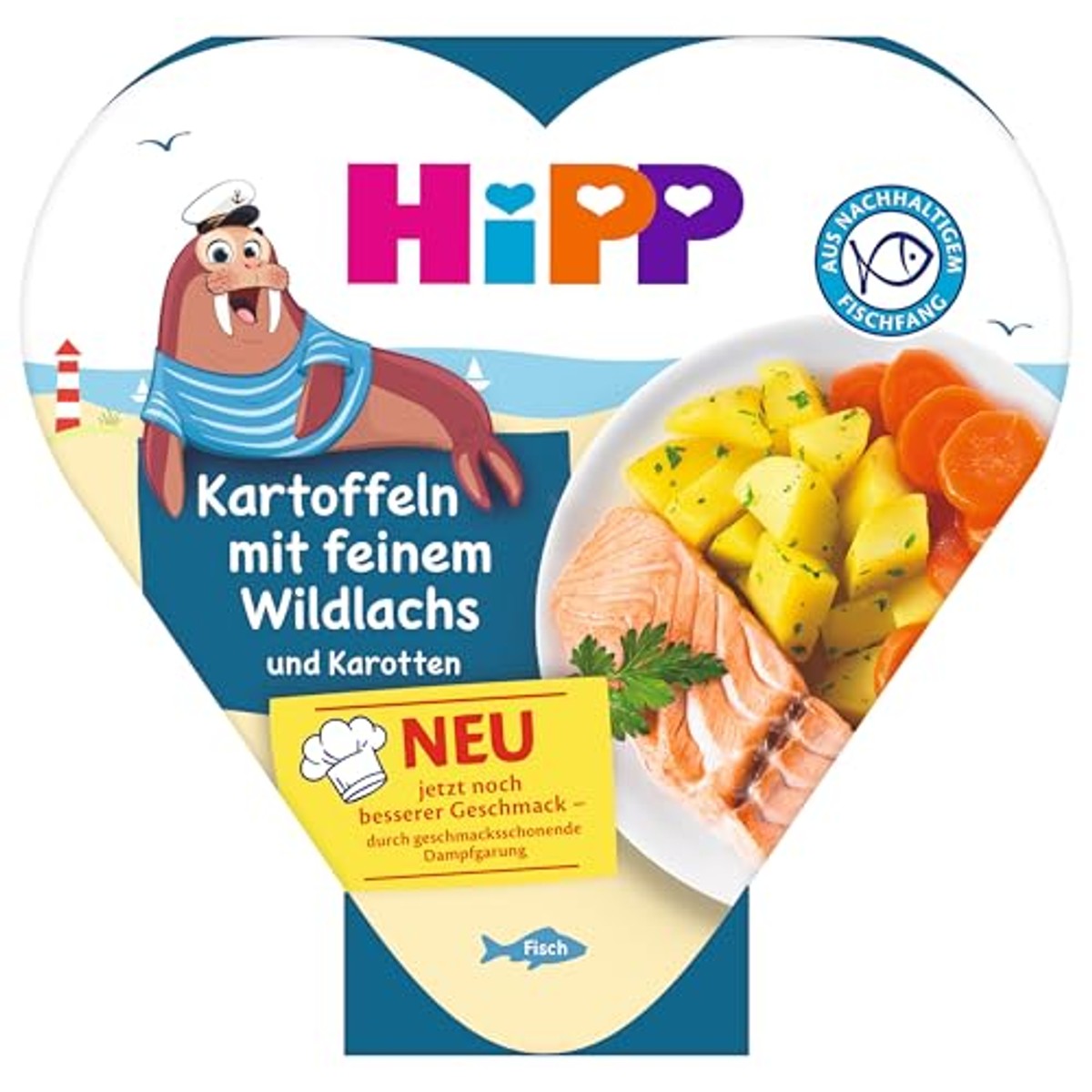 HiPP Aardappelen met fijne wilde zalm en wortelen 6 x 250 g – HiPP