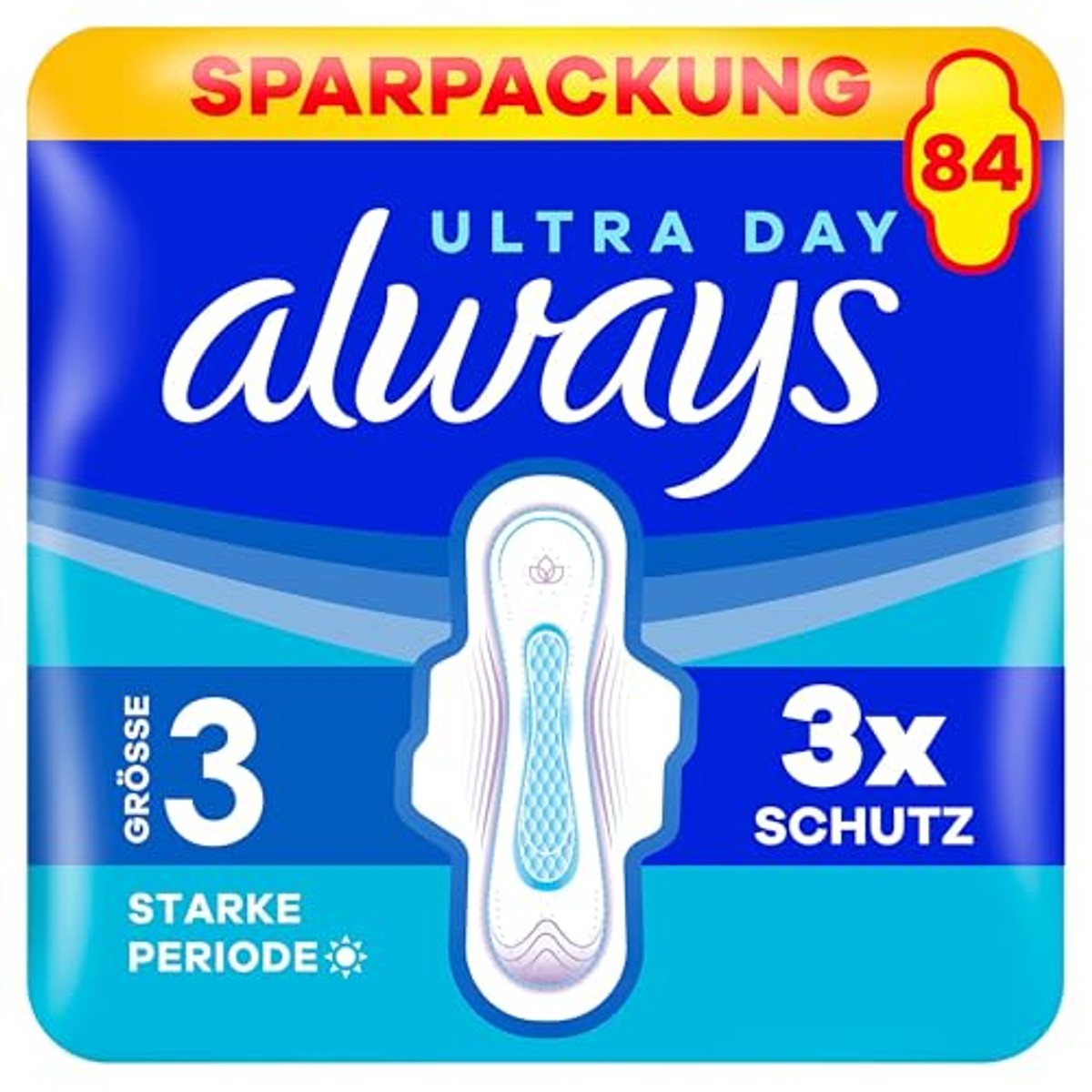 Always Ultra maandverband maat 3 Long Plus 84 stuks (3 x 28) – Always