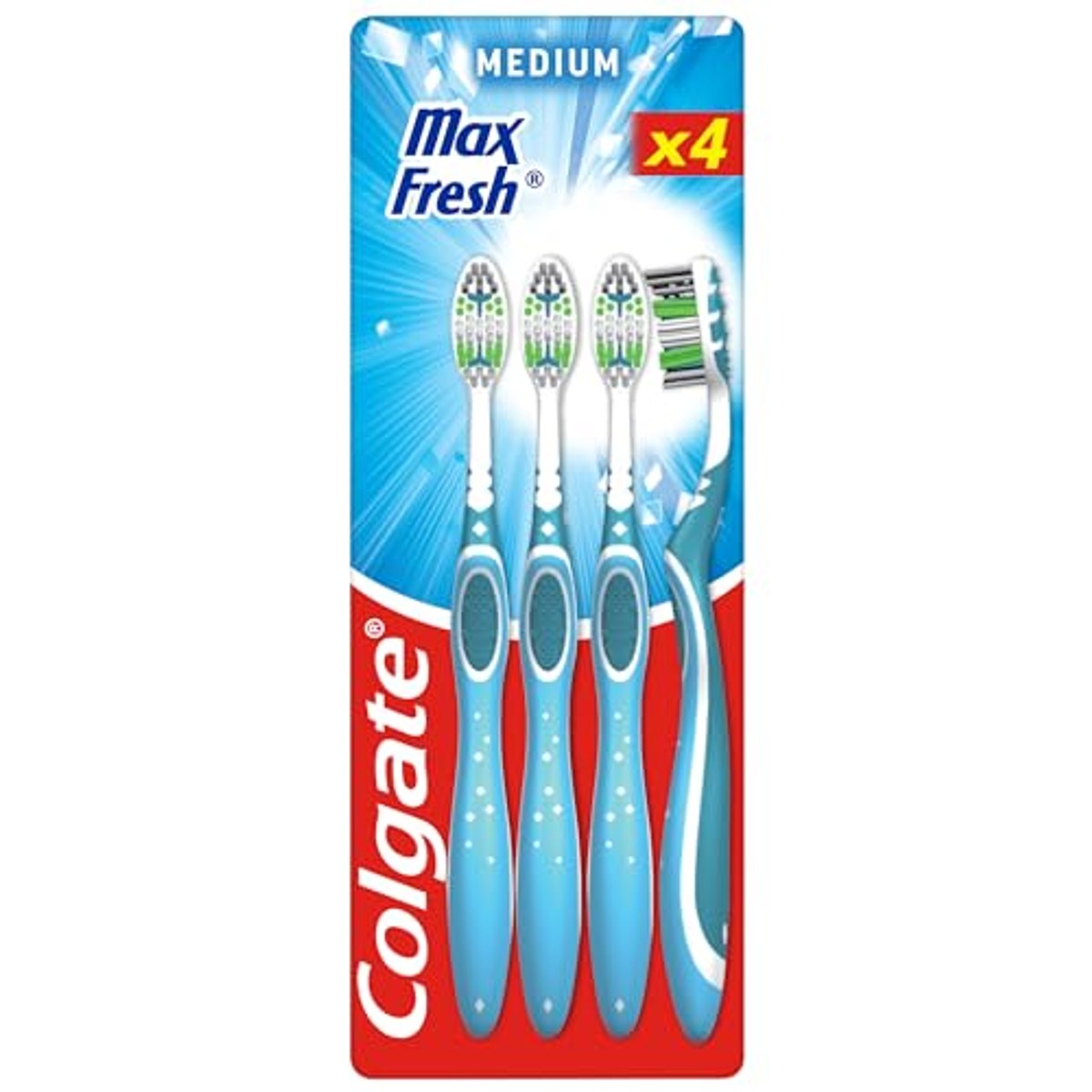 Colgate Max Fresh tandenborstels Medium 4 borstels - 6-pack