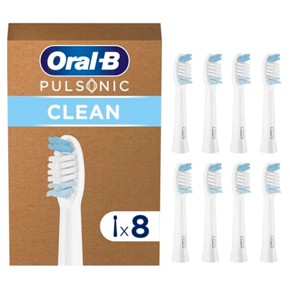 Oral-B Pulsonic Clean opzetborstels wit 3 x 8 stuks - Voordeelverpakking