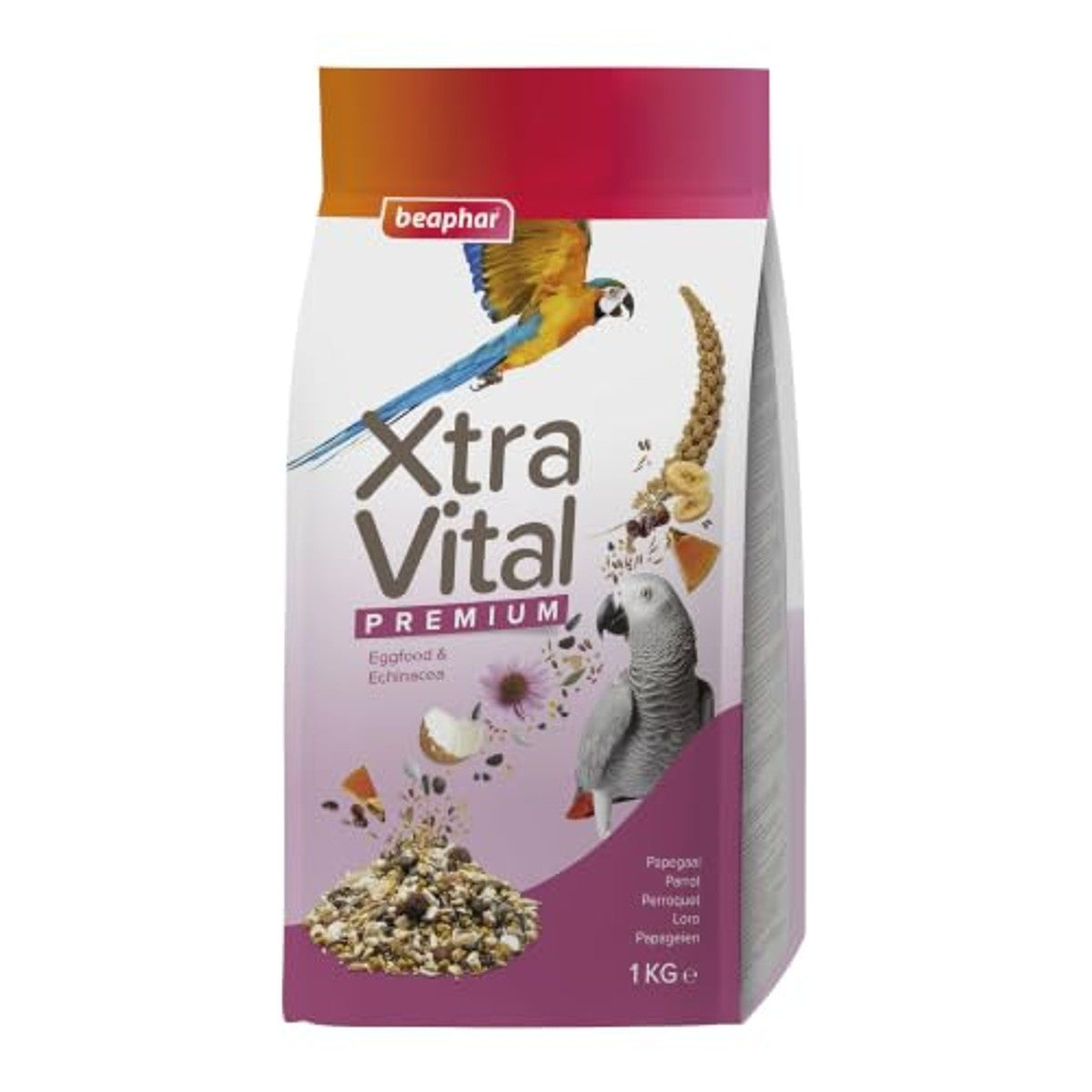Beaphar XtraVital Papegaaien vogelvoer 1 kg - 6-pack – foto 2