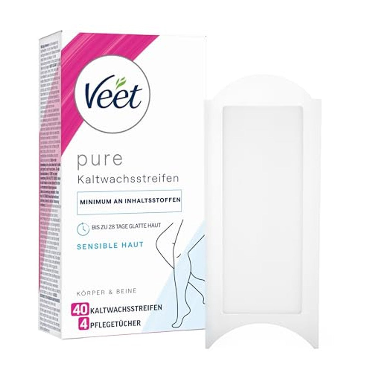 Veet Pure koude wasstrips lichaam en benen 40 stuks – Veet