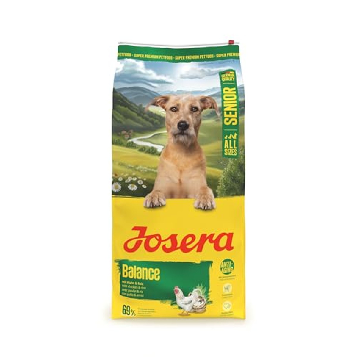 Josera Balance droogvoer hond senior kip en rijst 12,5 kg - 3-pack