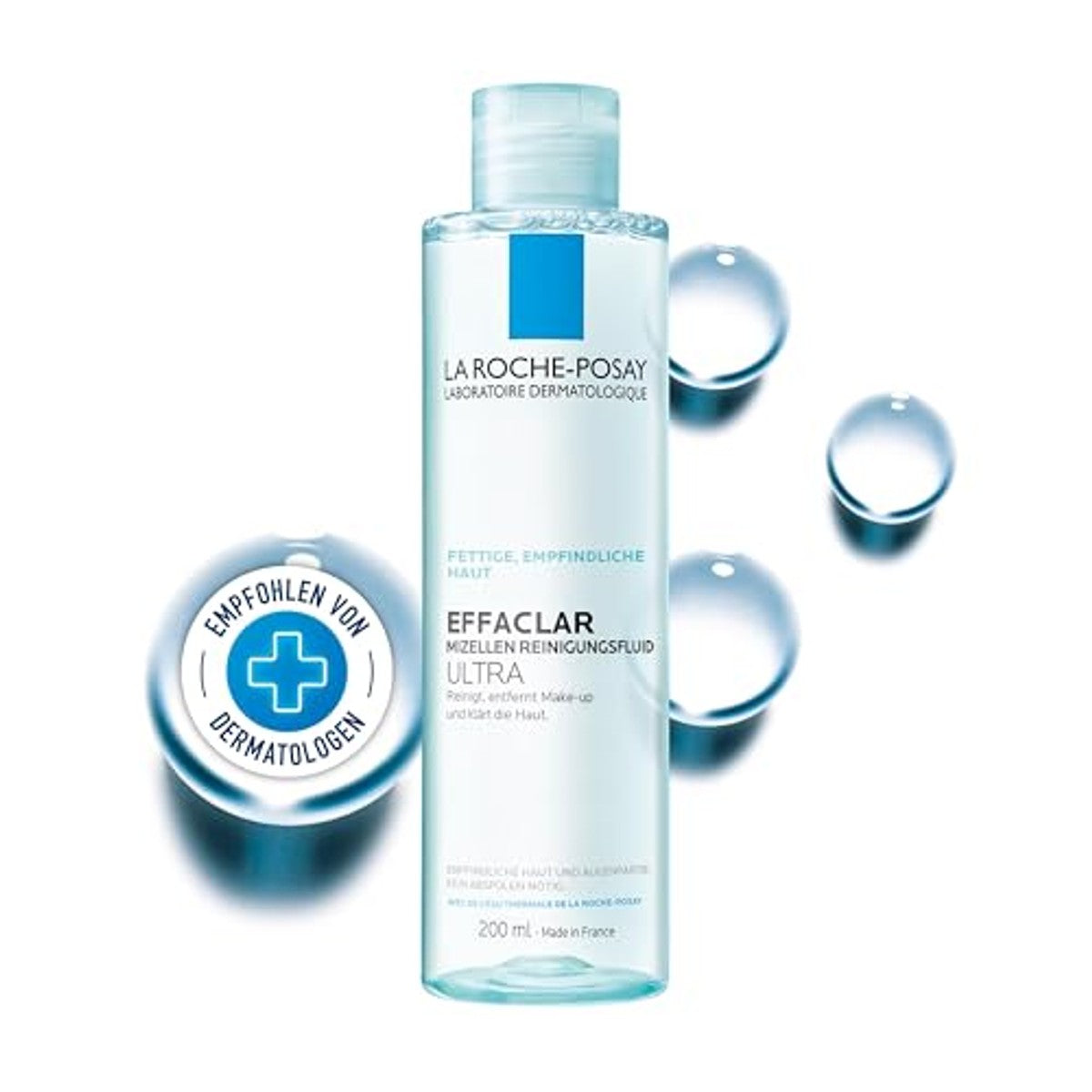 La Roche-Posay Effaclar Micellaire Reinigingsvloeistof Ultra Vette Huid 200 ml - 3-pack