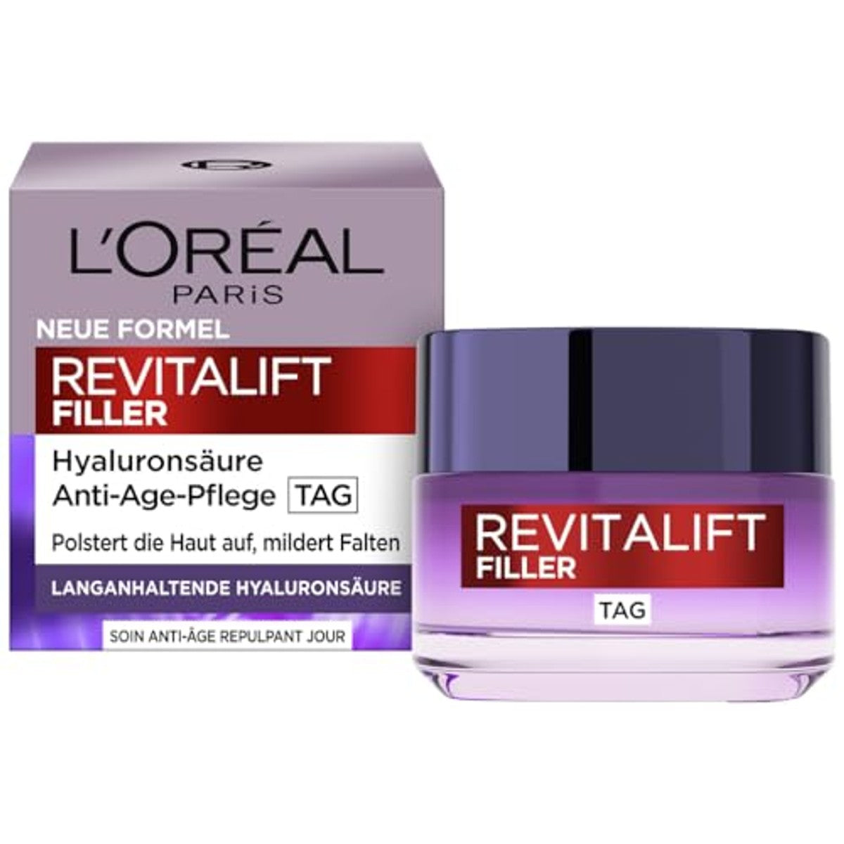 L'Oréal Paris Revitalift Filler Anti Age dagcrème 6 x 50 ml - Voordeelverpakking