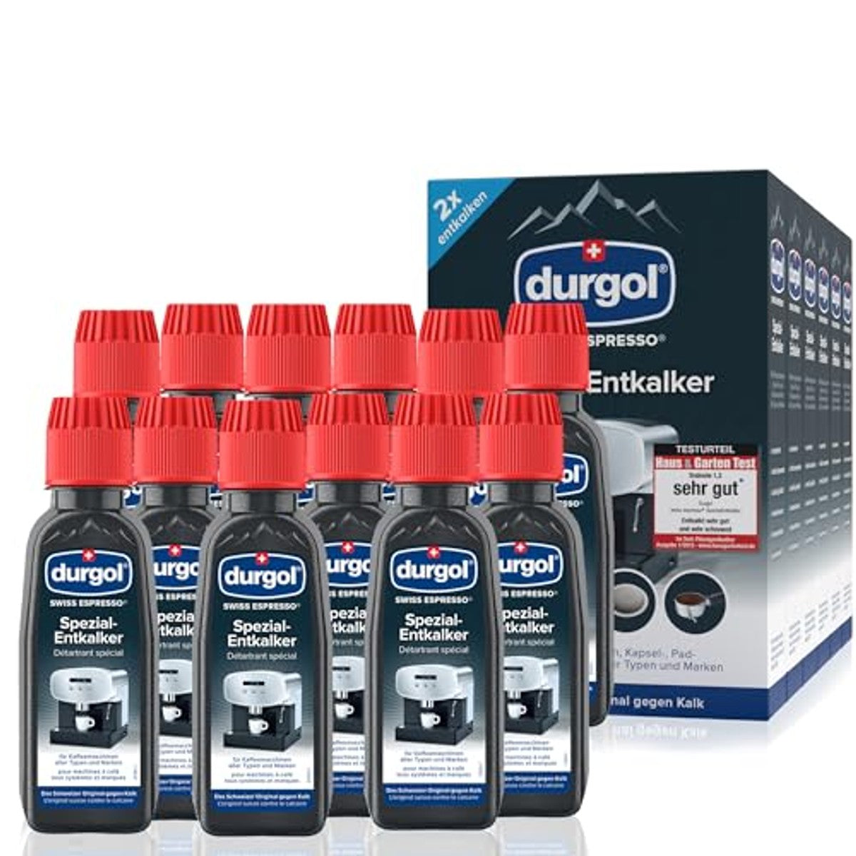 Durgol Swiss Spezial espresso ontkalker 12 x 125 ml – Durgol