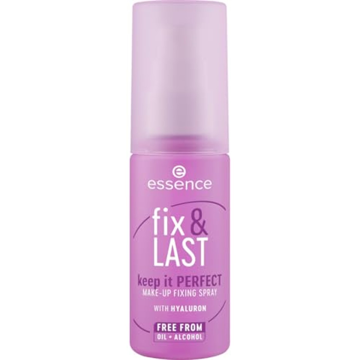 Essence fix & LAST Keep it PERFECT MAKE-UP FIXING SPRAY, transparant, fixerend, natuurlijk, stralend fris, veganistisch, olievrij, zonder parfum, zonder alcohol, per stuk verpakt (50 ml) – Essence Cosmetics