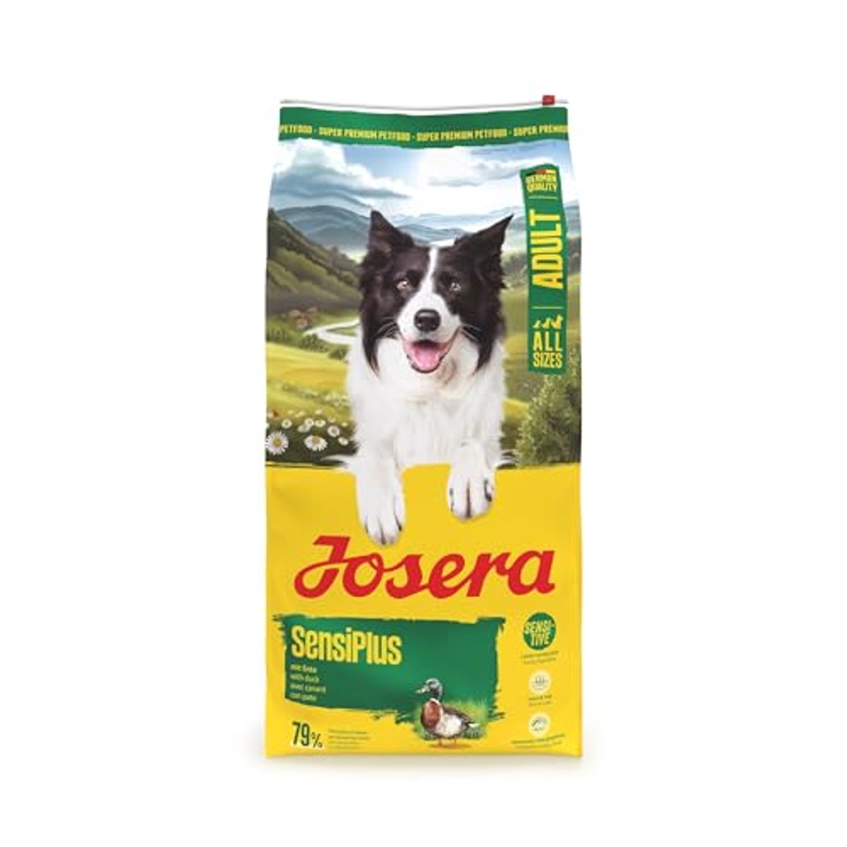JOSERA SensiPlus droogvoer met eend en rijst, volwassenen, 1 x 12,5 kg – Josera