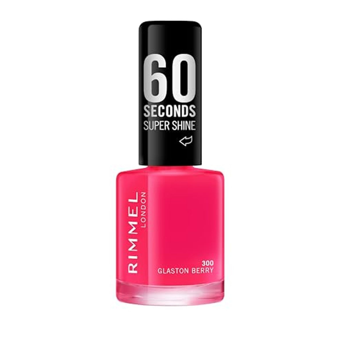 Rimmel London 60 Seconds Super Shine 300 Glaston-Berry 8 ml - 3 stuks