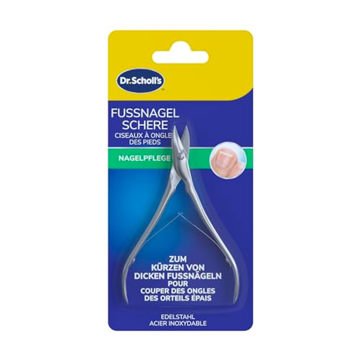 Dr. Scholl's Nagelschaar voor dikke teennagels 3 x 1 stuk - Voordeelverpakking