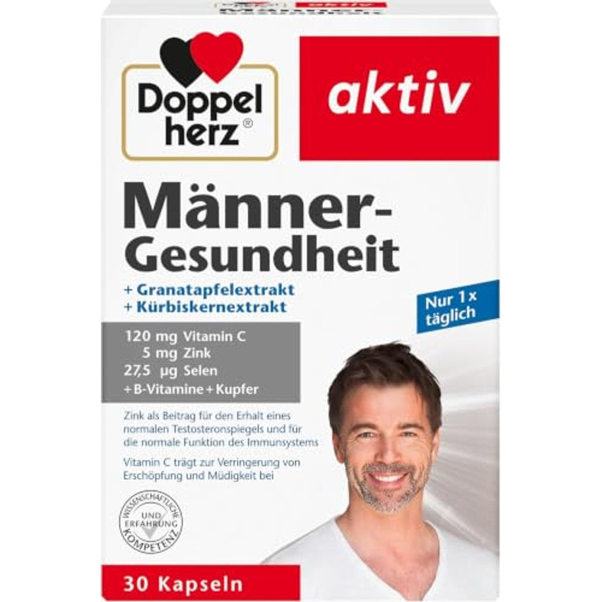Doppelherz Mannengezondheid Capsules 30 stuks - 3-pack