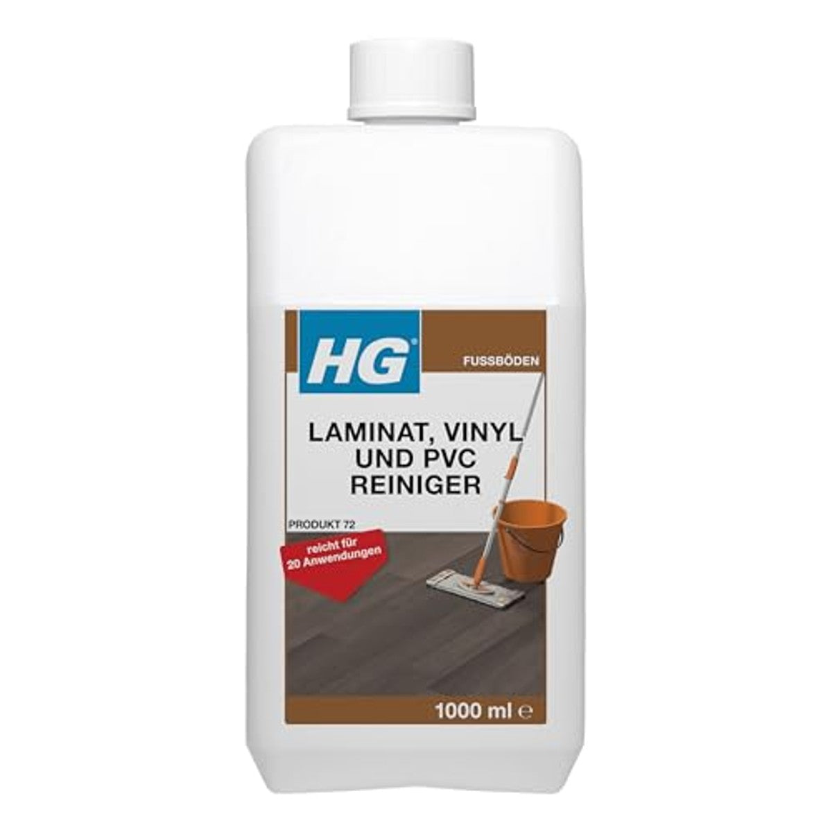 HG Laminaatvloerreiniger 72 3 x 1 liter - Voordeelverpakking